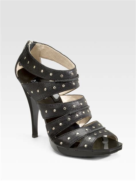 michael michael kors charm studded platform sandals